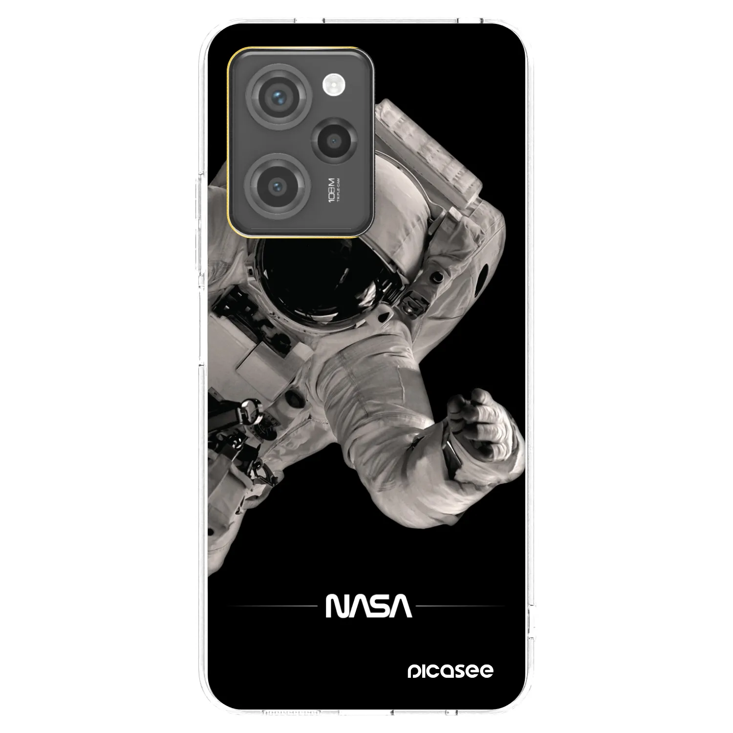 Picasee silikonowe przeźroczyste etui na Xiaomi Poco X5 Pro - Astronaut Big