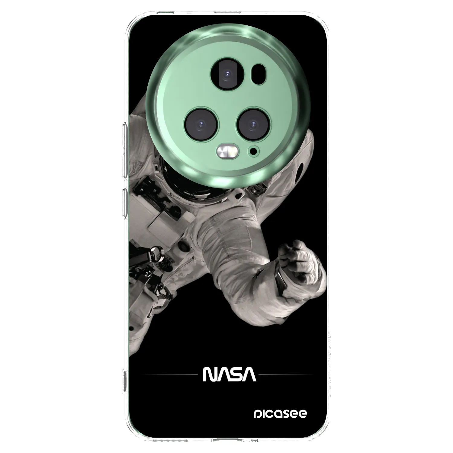 Picasee silikonowe przeźroczyste etui na Honor Magic5 Pro - Astronaut Big
