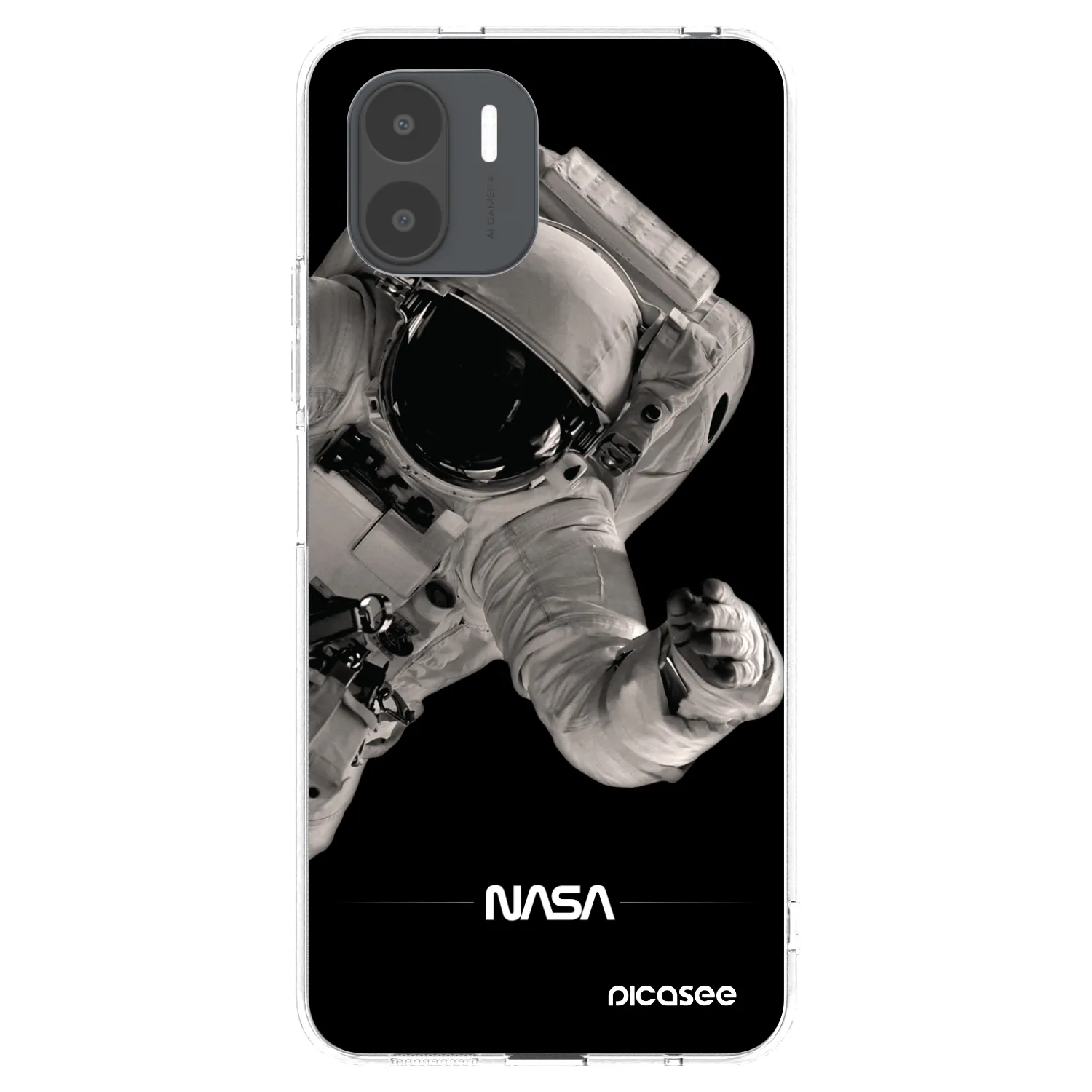 Picasee silikonowe przeźroczyste etui na Xiaomi Redmi A2 - Astronaut Big