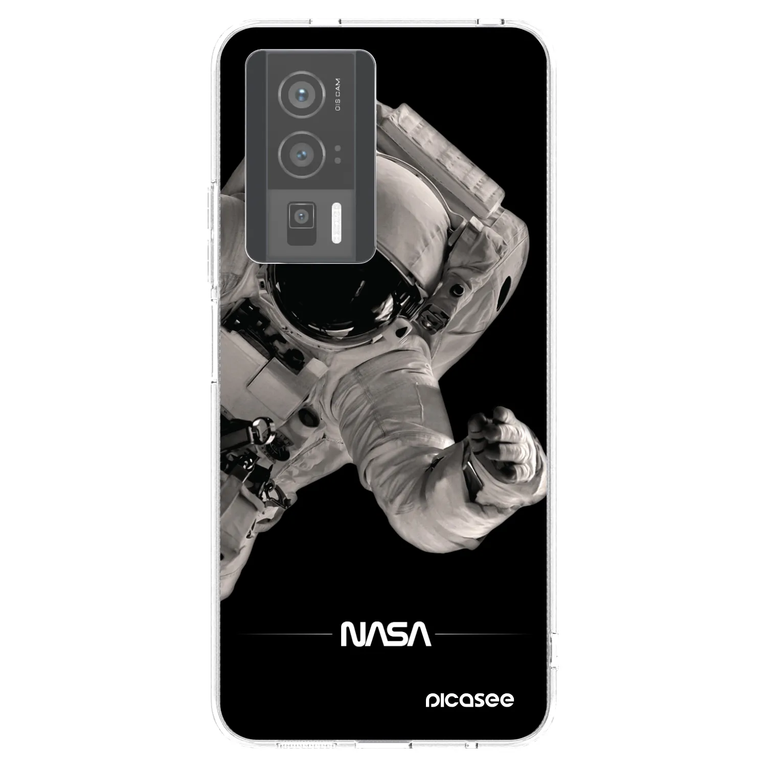 Picasee silikonowe przeźroczyste etui na Xiaomi Poco F5 Pro 5G - Astronaut Big