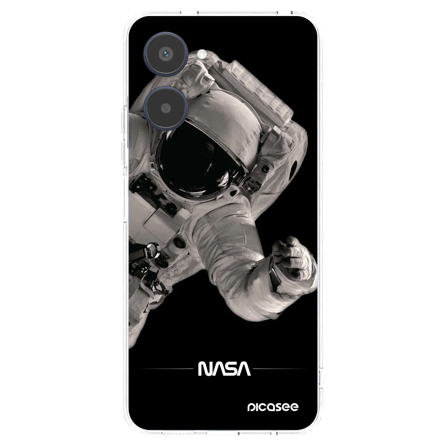 Picasee silikonowe przeźroczyste etui na Realme 10 4G - Astronaut Big