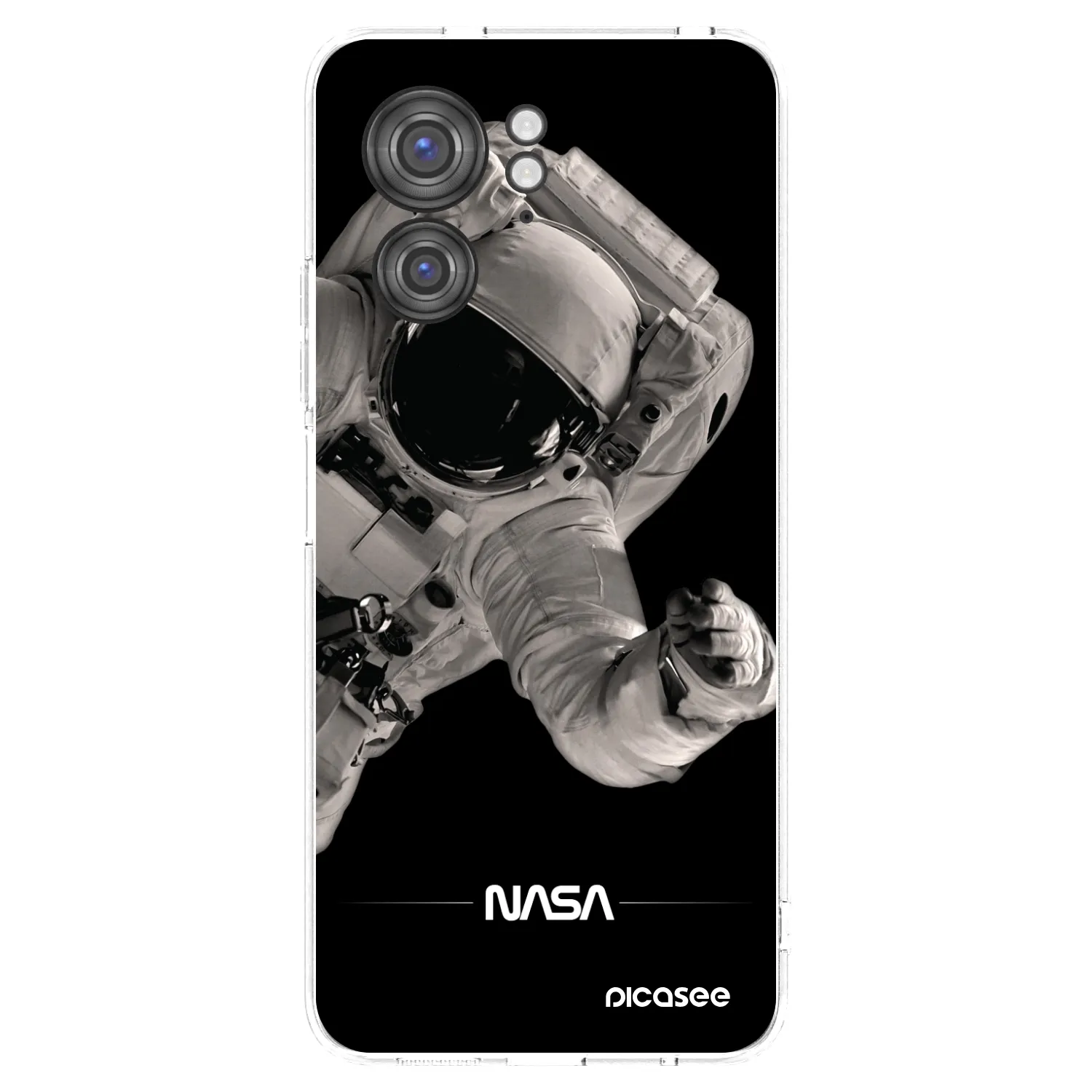 Picasee silikonowe przeźroczyste etui na Motorola Edge 40 - Astronaut Big
