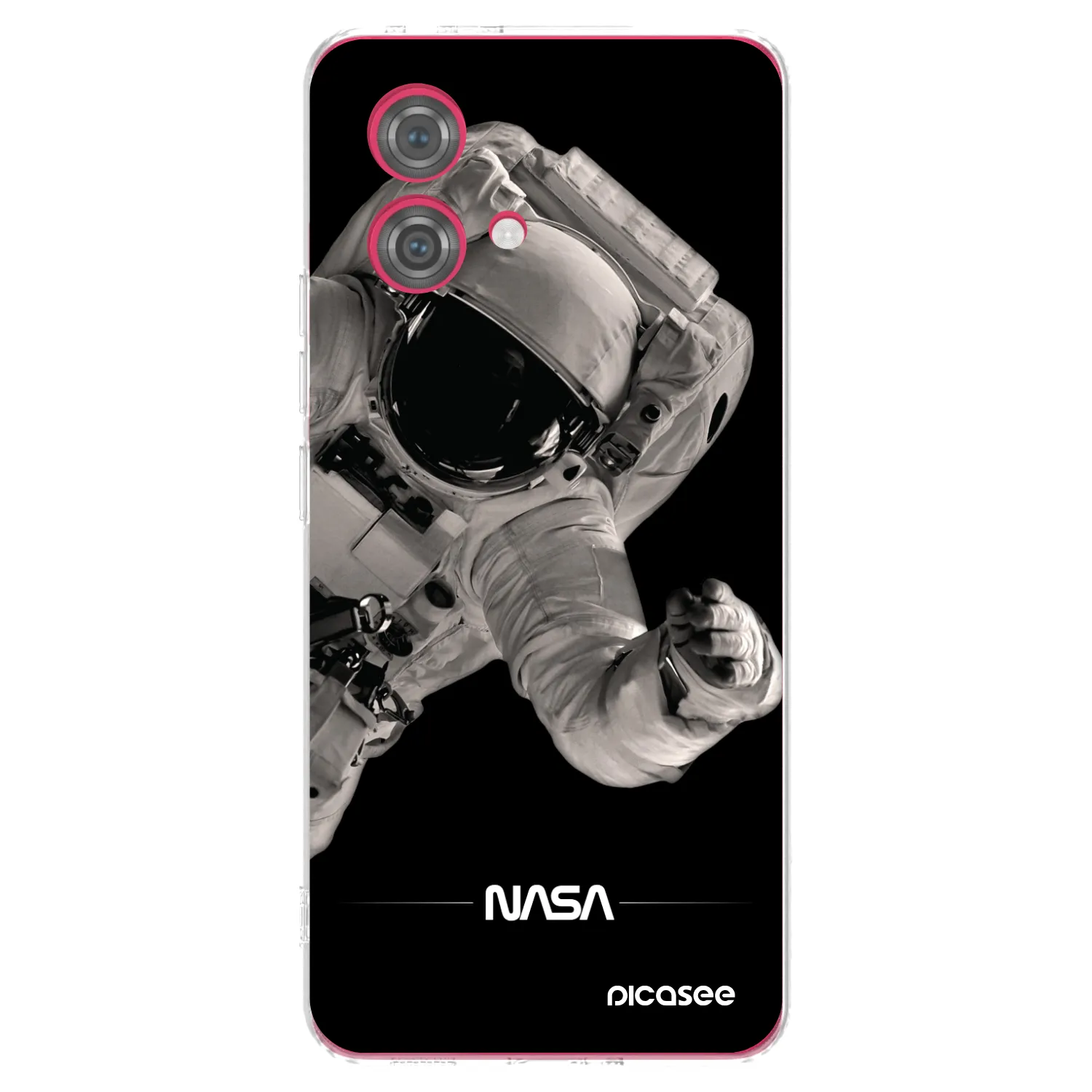 Picasee silikonowe przeźroczyste etui na Motorola Moto G84 5G - Astronaut Big