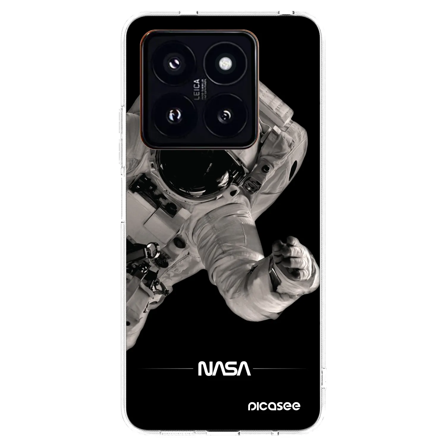Picasee silikonowe przeźroczyste etui na Xiaomi 14 Pro - Astronaut Big