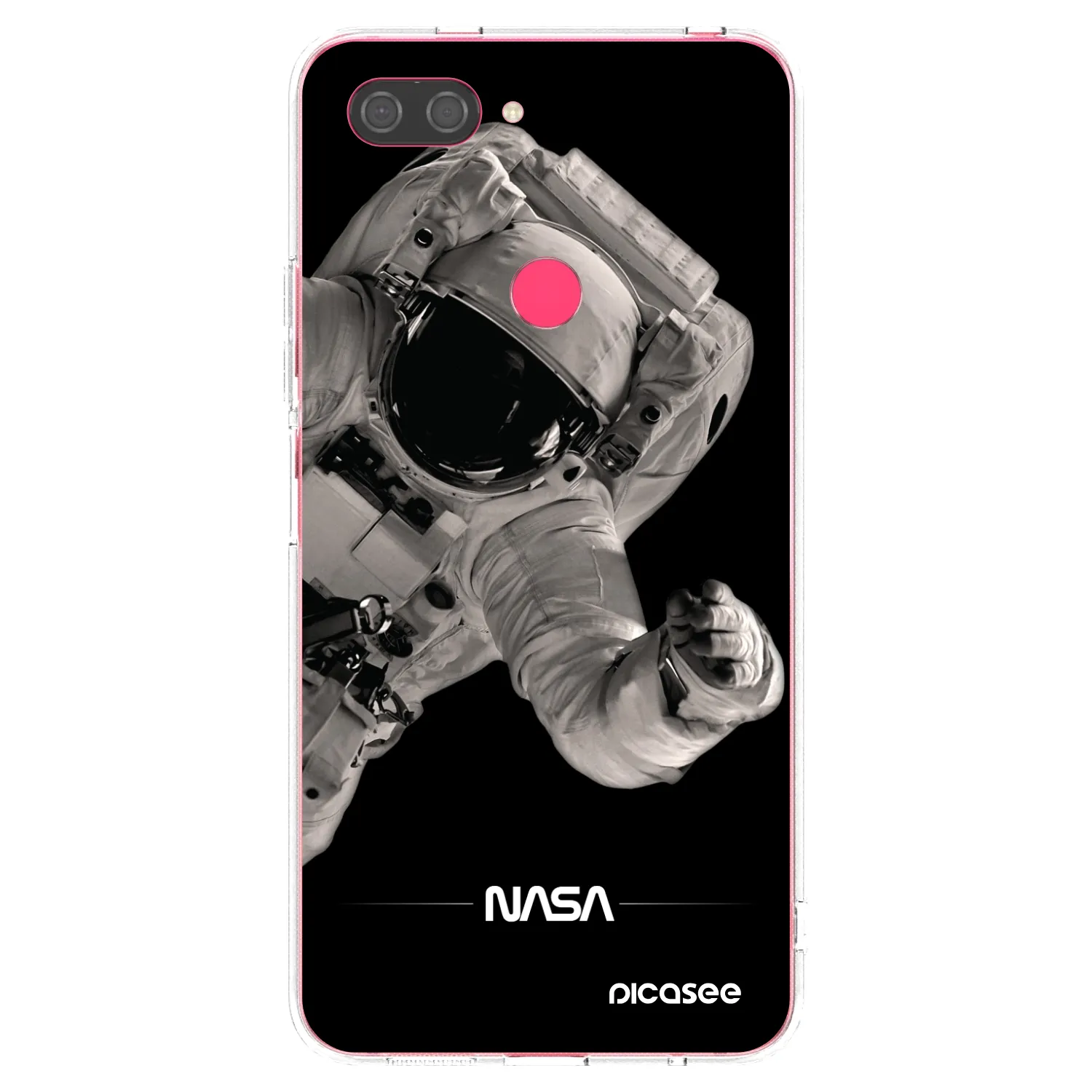 Picasee silikonowe przeźroczyste etui na Xiaomi Mi 8 Lite - Astronaut Big