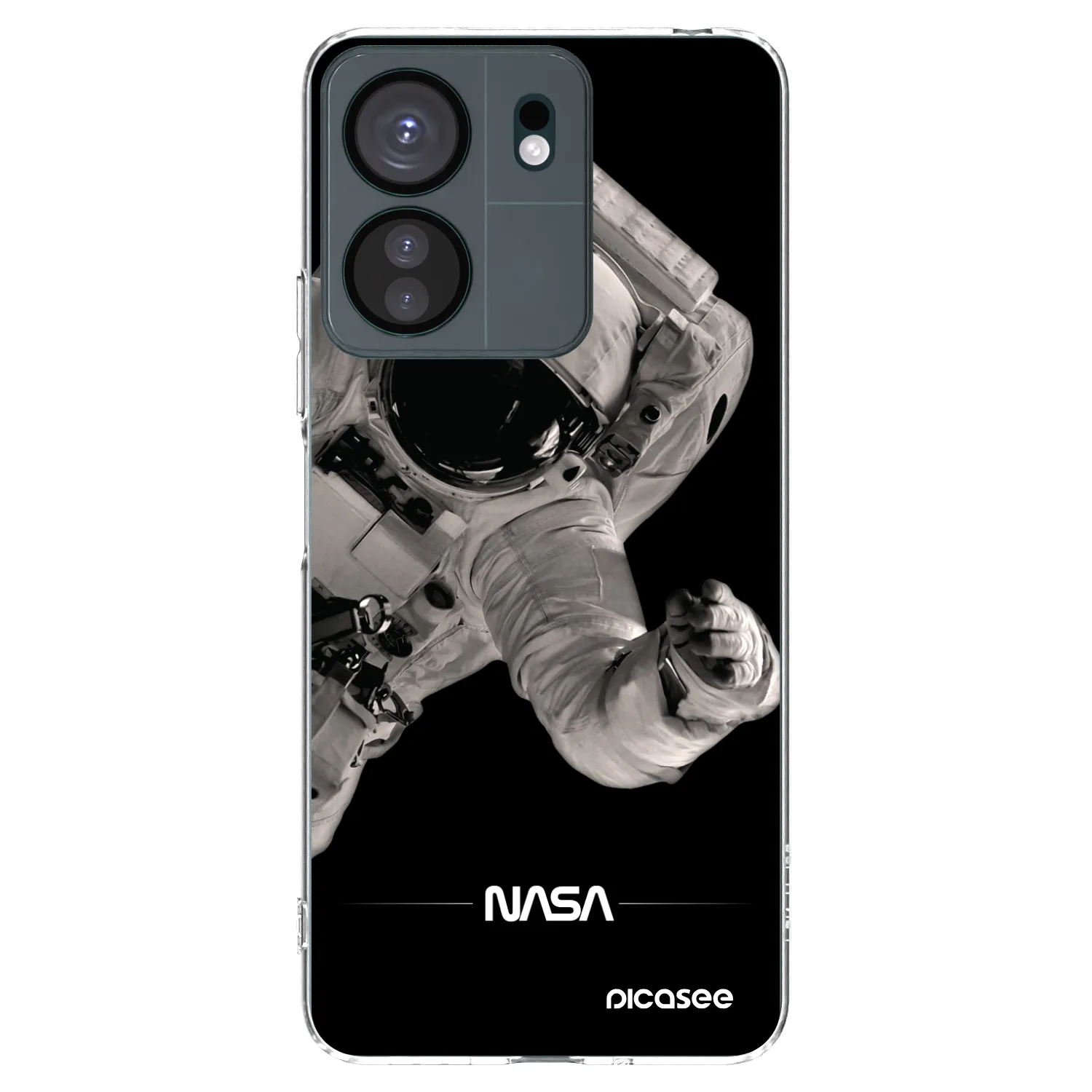 Picasee silikonowe przeźroczyste etui na Xiaomi Redmi 13C 4G - Astronaut Big