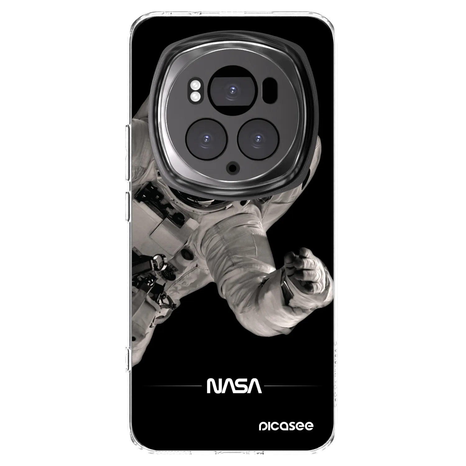 Picasee silikonowe przeźroczyste etui na Honor Magic6 Pro - Astronaut Big