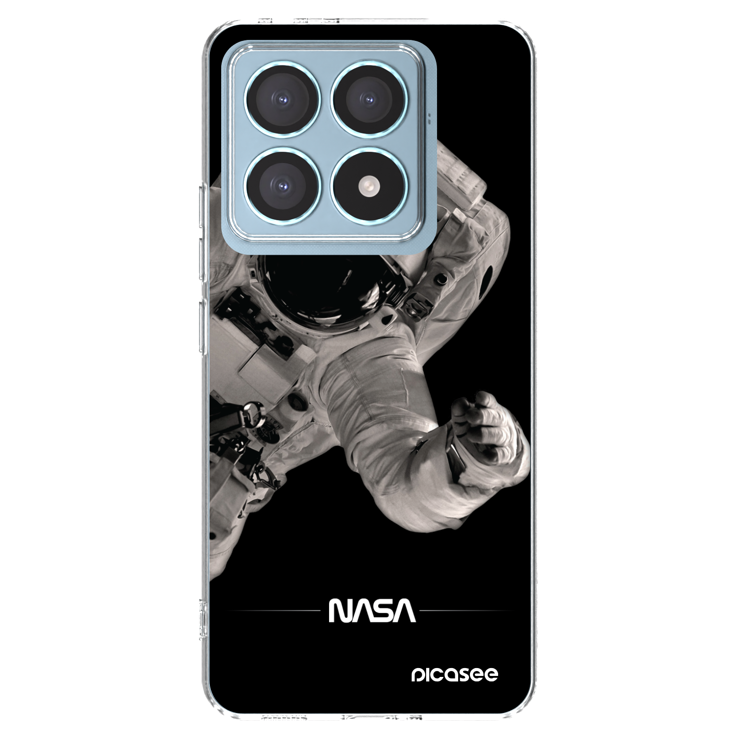 Picasee silikonowe przeźroczyste etui na Xiaomi 14T Pro - Astronaut Big