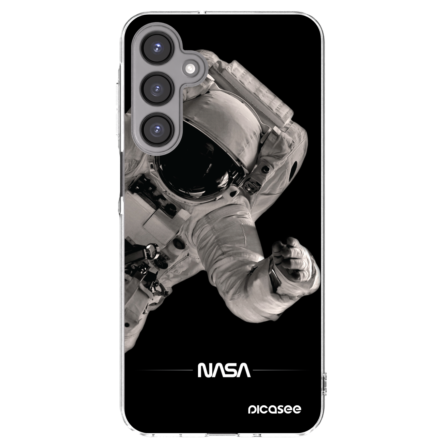 Picasee silikonowe przeźroczyste etui na Samsung Galaxy A16 5G - Astronaut Big