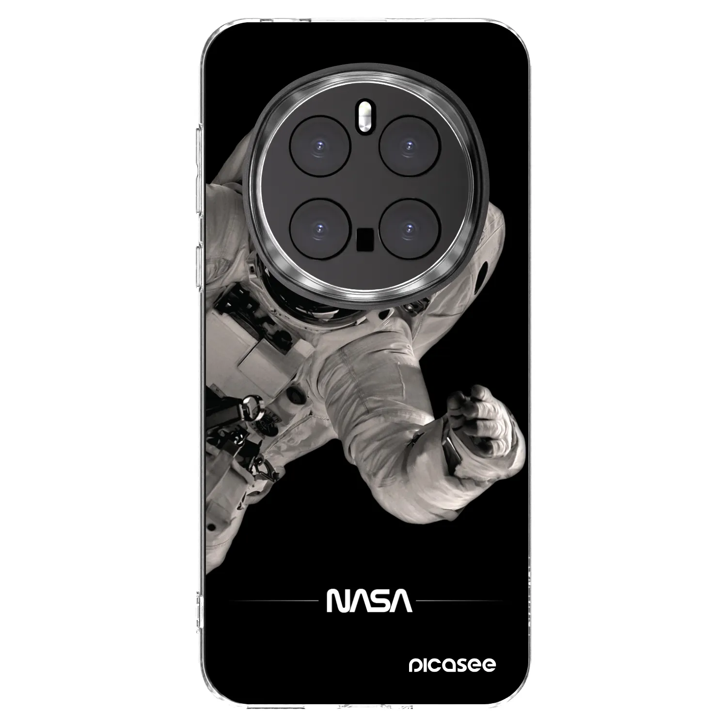 Picasee silikonowe przeźroczyste etui na Honor Magic7 Pro 5G - Astronaut Big