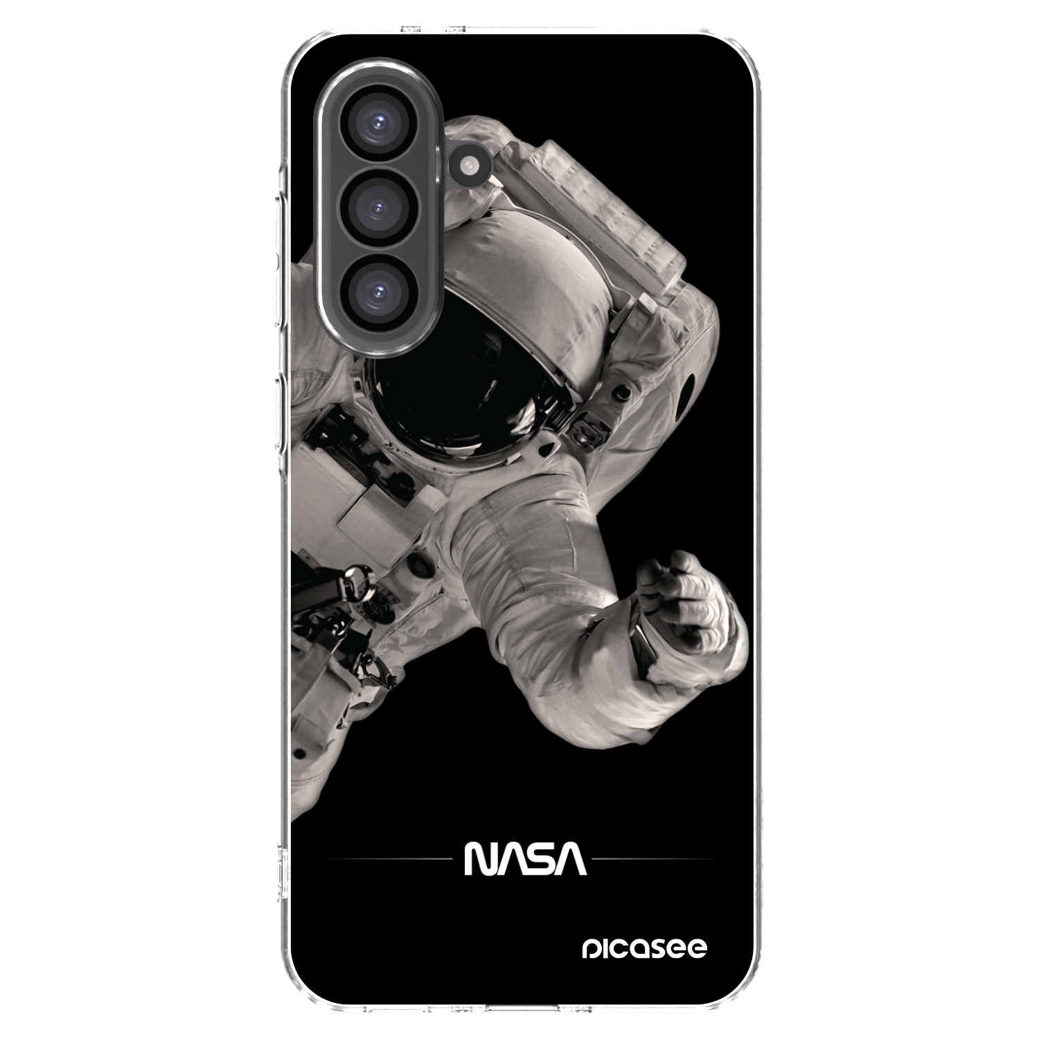 Picasee silikonowe przeźroczyste etui na Samsung Galaxy A36 5G - Astronaut Big