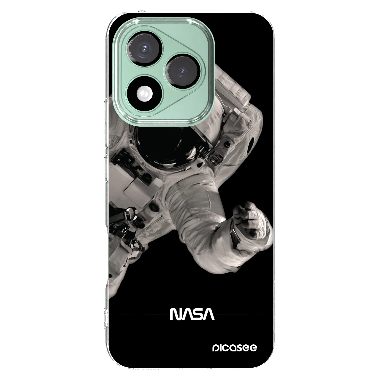 Picasee silikonowe przeźroczyste etui na Honor 400 Lite 5G - Astronaut Big