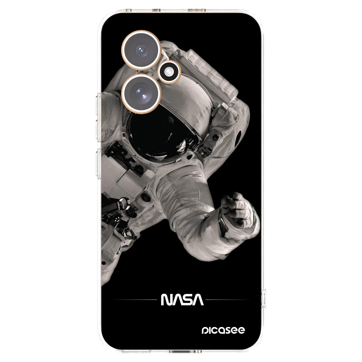 Picasee silikonowe przeźroczyste etui na Honor 400 5G - Astronaut Big