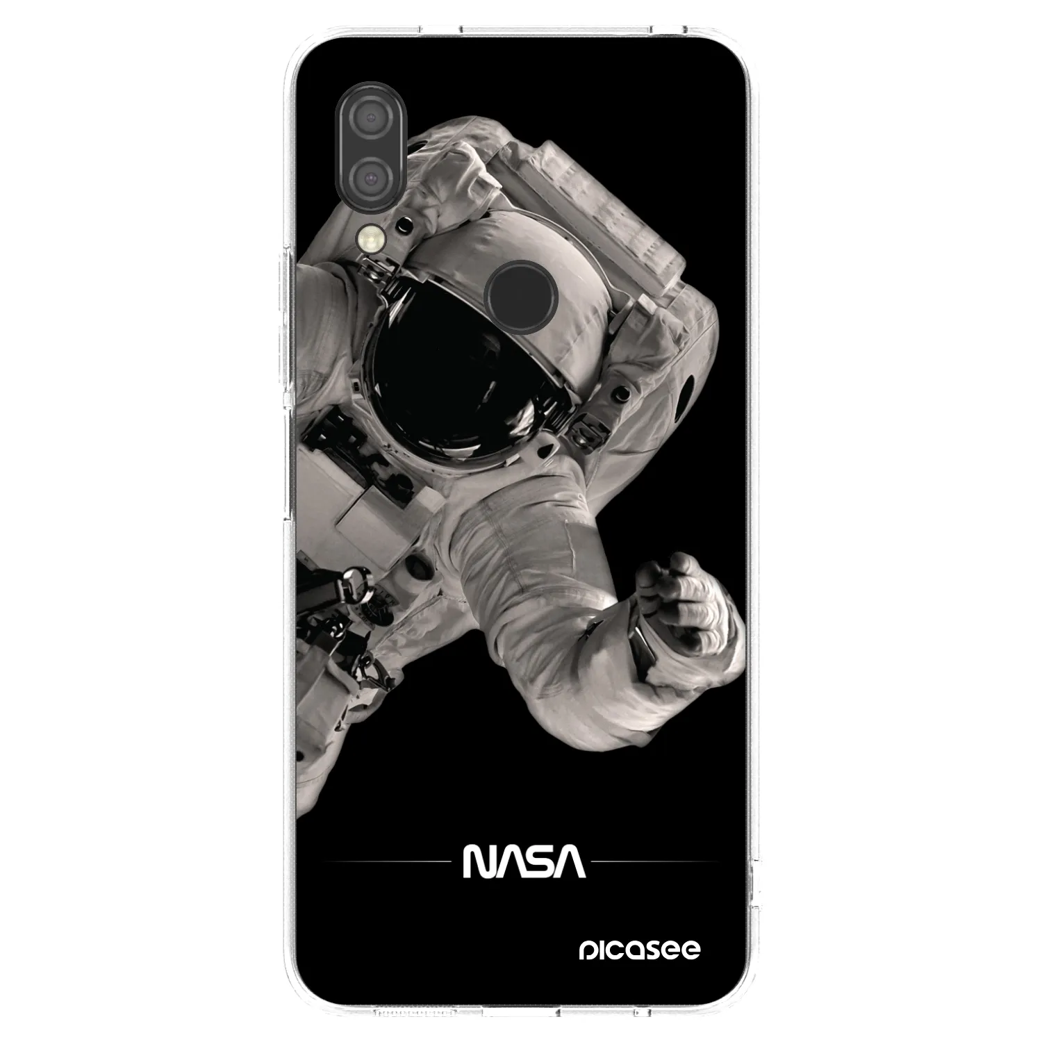 Picasee silikonowe przeźroczyste etui na Xiaomi Redmi 7 - Astronaut Big