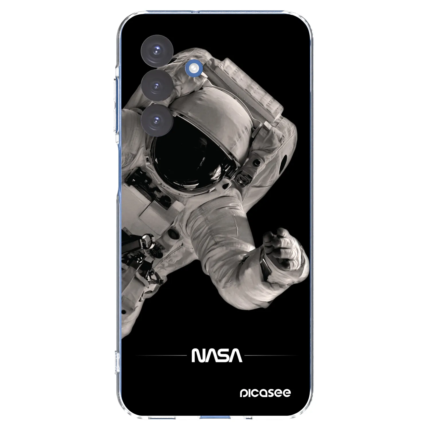 Picasee silikonowe przeźroczyste etui na Samsung Galaxy A17 5G - Astronaut Big