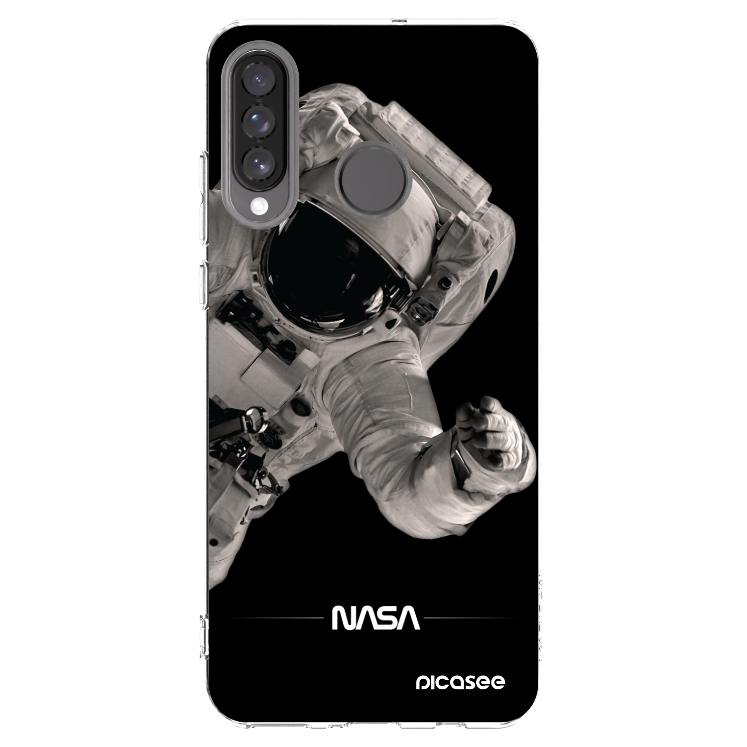 Picasee silikonowe przeźroczyste etui na Huawei P30 Lite - Astronaut Big