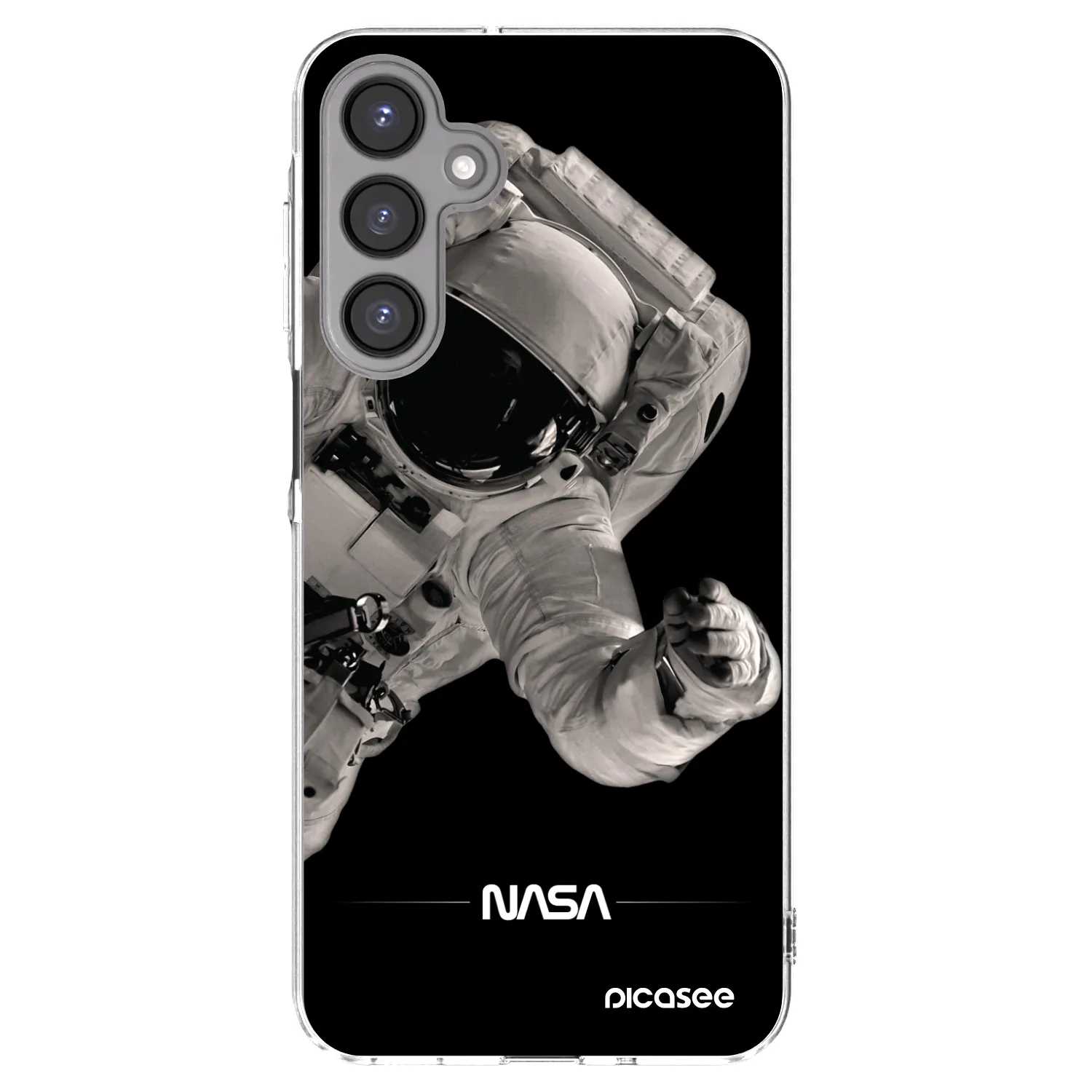 Picasee silikonowe przeźroczyste etui na Samsung Galaxy A16 4G - Astronaut Big