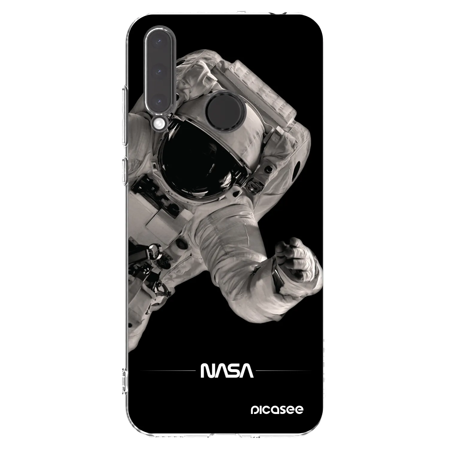 Picasee silikonowe przeźroczyste etui na Honor 20 Lite - Astronaut Big