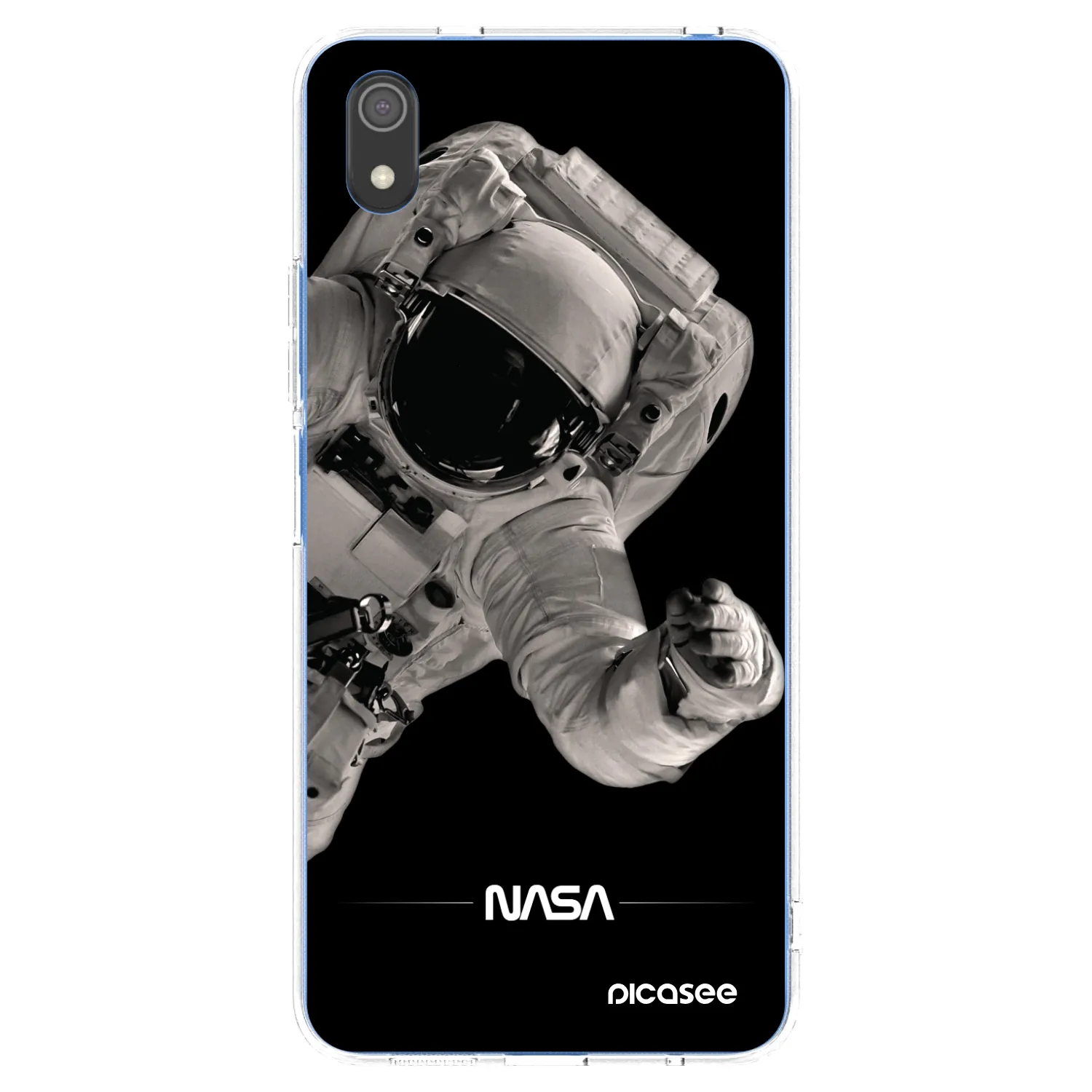Picasee silikonowe przeźroczyste etui na Xiaomi Redmi 7A - Astronaut Big
