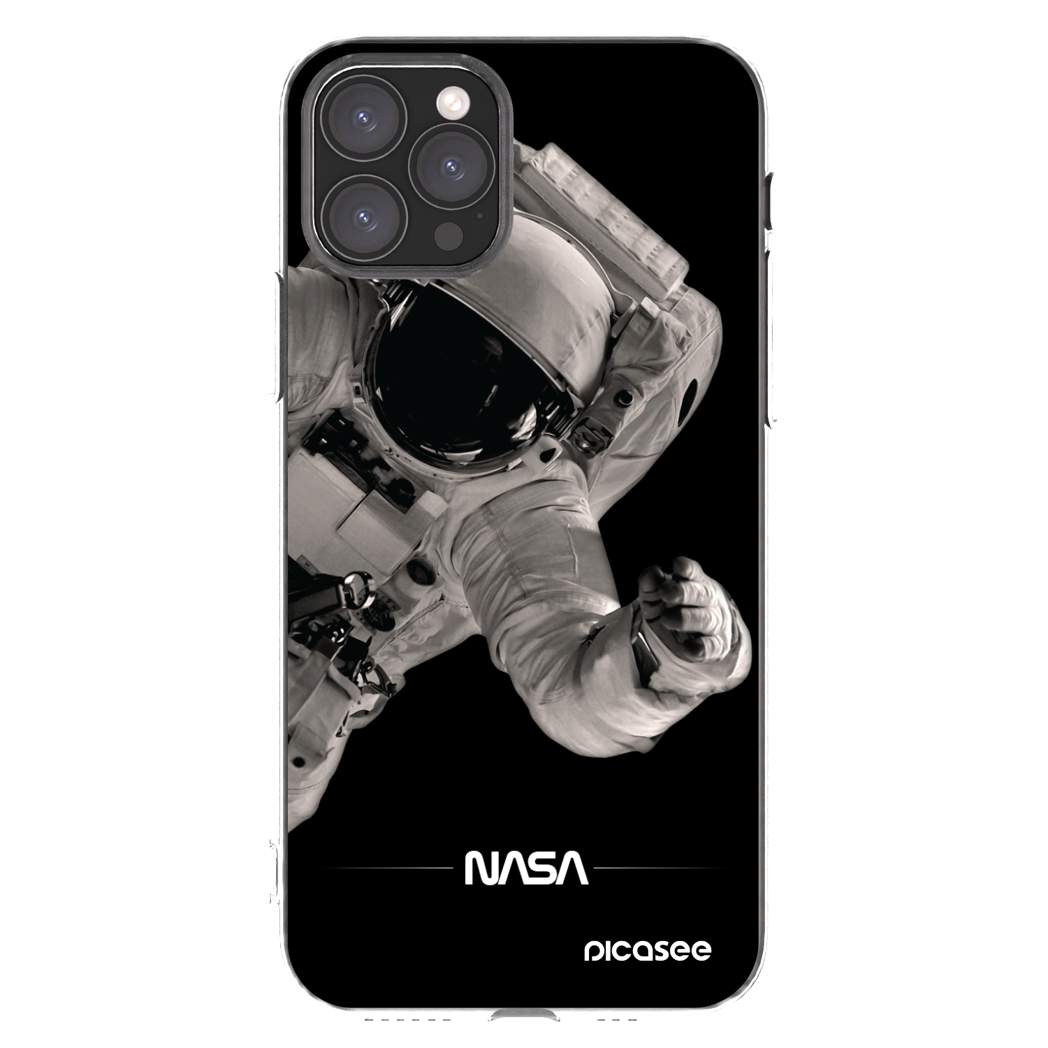 Picasee silikonowe przeźroczyste etui na Apple iPhone 11 Pro - Astronaut Big