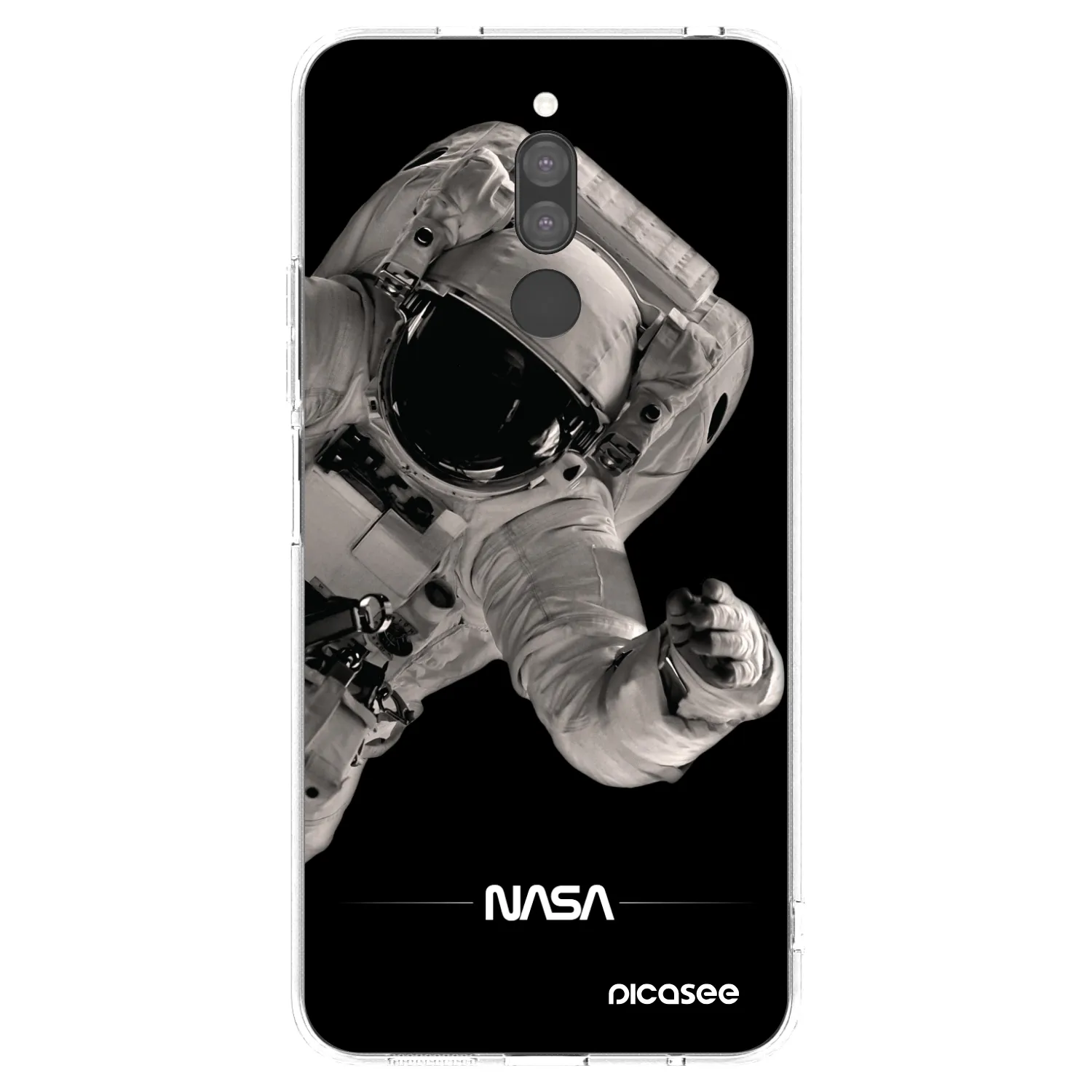 Picasee silikonowe przeźroczyste etui na Xiaomi Redmi 8 - Astronaut Big
