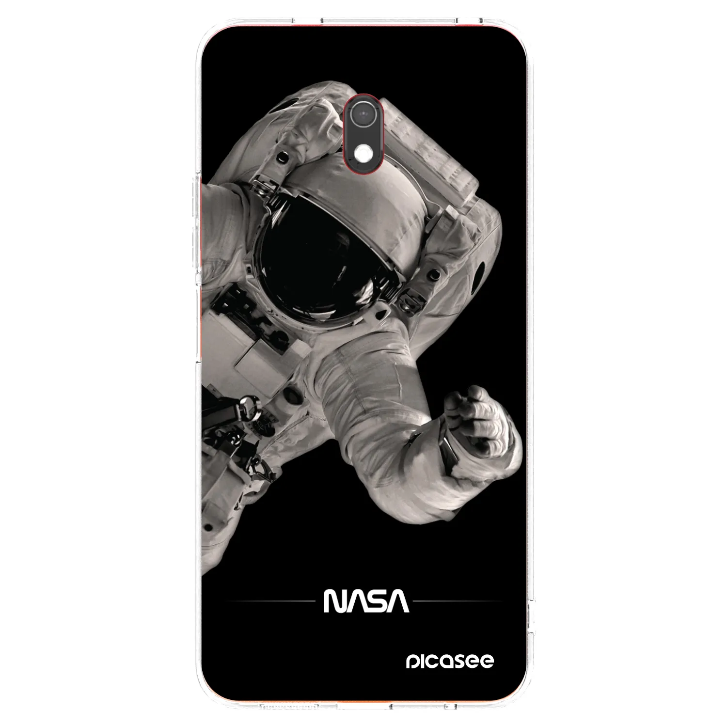 Picasee silikonowe przeźroczyste etui na Xiaomi Redmi 8A - Astronaut Big