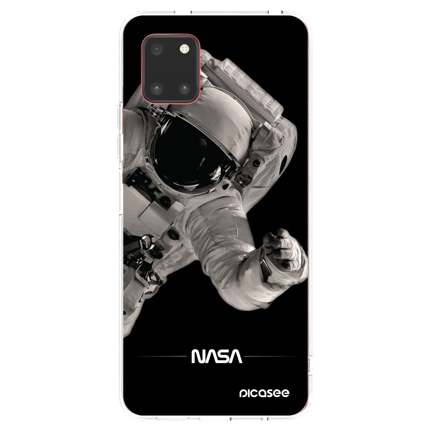 Picasee silikonowe przeźroczyste etui na Samsung Galaxy Note 10 Lite N770F - Astronaut Big