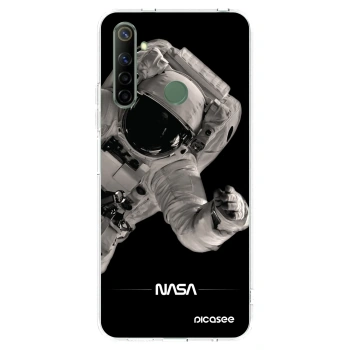 Picasee silikonowe przeźroczyste etui na Realme 6i - Astronaut Big