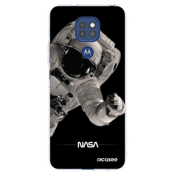 Picasee silikonowe przeźroczyste etui na Motorola Moto G9 Play - Astronaut Big