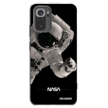 Picasee silikonowe przeźroczyste etui na Xiaomi Redmi Note 10 - Astronaut Big