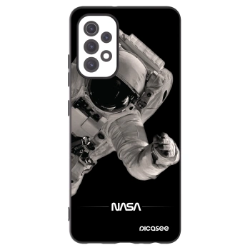Picasee silikonowe czarne etui na Samsung Galaxy A32 5G A326B - Astronaut Big