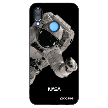 Picasee silikonowe czarne etui na Huawei P20 Lite - Astronaut Big