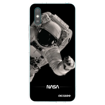 Picasee silikonowe przeźroczyste etui na Xiaomi Redmi 9AT - Astronaut Big