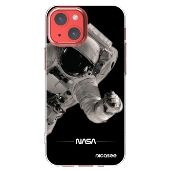 Picasee silikonowe przeźroczyste etui na Apple iPhone 13 mini - Astronaut Big