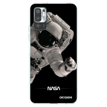 Picasee silikonowe przeźroczyste etui na Xiaomi Redmi Note 10 5G - Astronaut Big