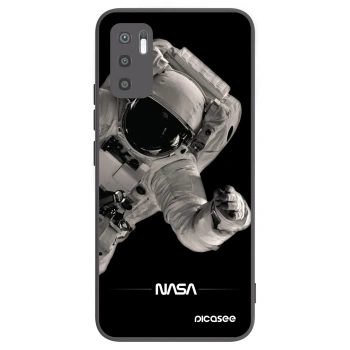 Picasee silikonowe czarne etui na Xiaomi Redmi Note 10 5G - Astronaut Big