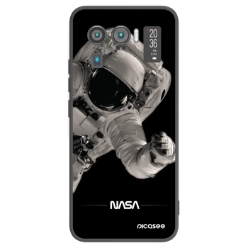 Picasee silikonowe czarne etui na Xiaomi Mi 11 Ultra - Astronaut Big