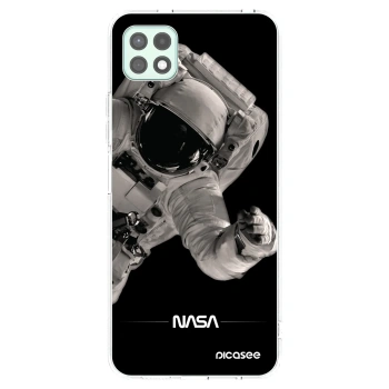 Picasee silikonowe przeźroczyste etui na Samsung Galaxy A22 A226B 5G - Astronaut Big