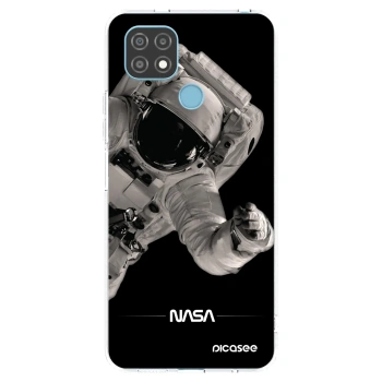 Picasee silikonowe przeźroczyste etui na Realme C21 - Astronaut Big