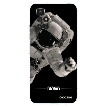 Picasee silikonowe przeźroczyste etui na Xiaomi Redmi 10 - Astronaut Big
