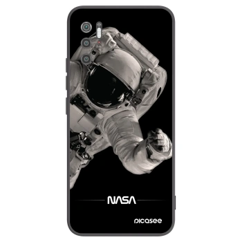 Picasee silikonowe czarne etui na Xiaomi Poco M3 Pro 5G - Astronaut Big
