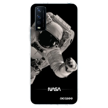 Picasee silikonowe przeźroczyste etui na Vivo Y11s - Astronaut Big