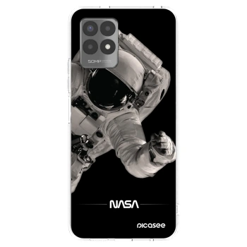 Picasee silikonowe przeźroczyste etui na Realme 8i - Astronaut Big