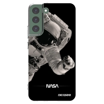 Picasee silikonowe przeźroczyste etui na Samsung Galaxy S22+ 5G - Astronaut Big