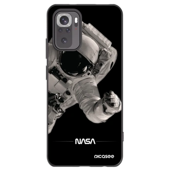 Picasee silikonowe czarne etui na Xiaomi Redmi Note 11S 4G - Astronaut Big