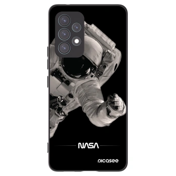 Picasee silikonowe czarne etui na Samsung Galaxy A53 5G A536 - Astronaut Big