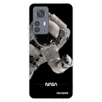 Picasee silikonowe przeźroczyste etui na Xiaomi 12 Pro - Astronaut Big