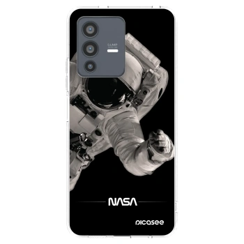 Picasee silikonowe przeźroczyste etui na Vivo V23 5G - Astronaut Big