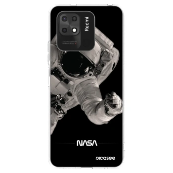 Picasee silikonowe przeźroczyste etui na Xiaomi Redmi 10C - Astronaut Big