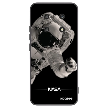 Picasee silikonowe czarne etui na Honor Magic4 Lite 5G - Astronaut Big
